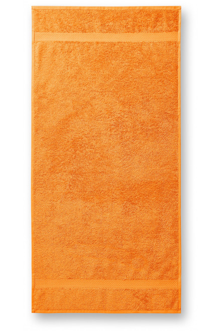 Bombažna težka brisača, 50x100cm, mandarina