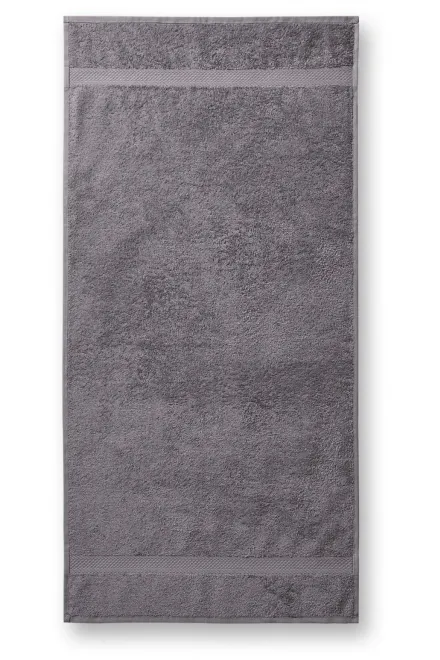 Bombažna težka brisača, 50x100cm, staro srebro