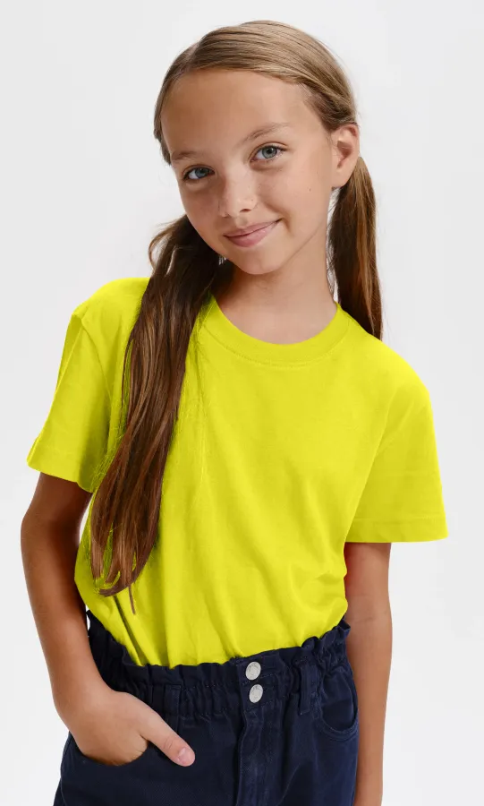 Otroška lahka majica, limonino rumena Otroška lahka majica, limonino rumena