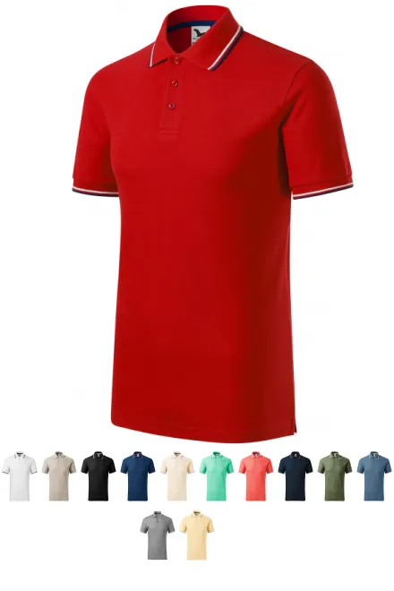 Klasična moška polo majica, rdeča