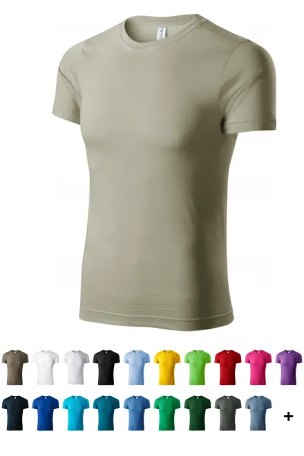 Lahka majica s kratkimi rokavi, svetel kaki