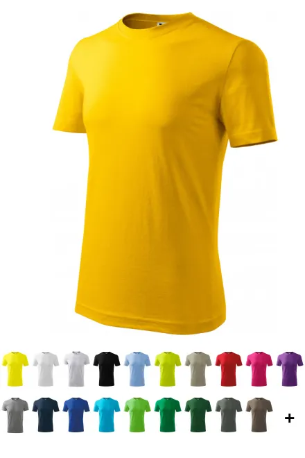 Moška klasična majica, rumena