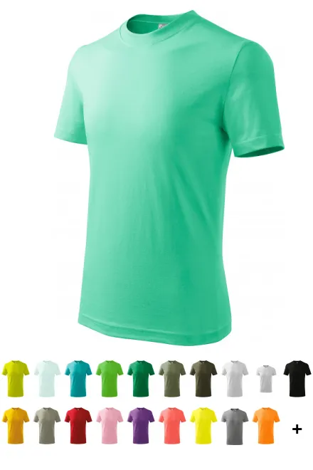 Otroška preprosta majica, mint