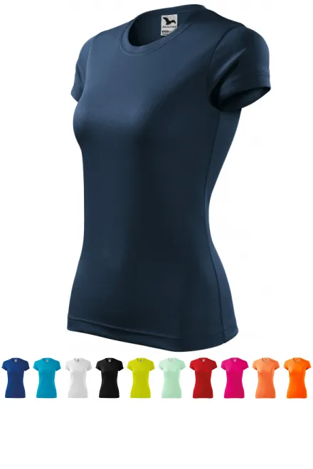 Ženska športna majica, temno modra