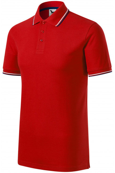 Klasična moška polo majica, rdeča