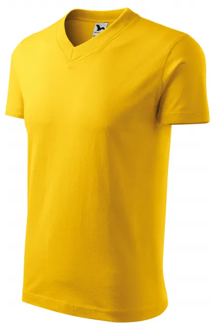 Majica s kratkimi rokavi, srednje teže, rumena