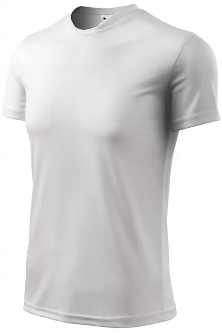 Majica z asimetričnim izrezom, bela