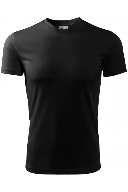 Majica z asimetričnim izrezom - črna, XL