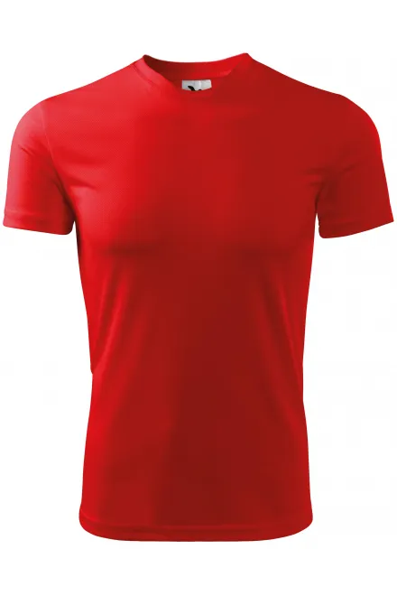 Majica z asimetričnim izrezom - rdeča, XL