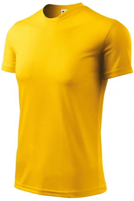 Majica z asimetričnim izrezom, rumena