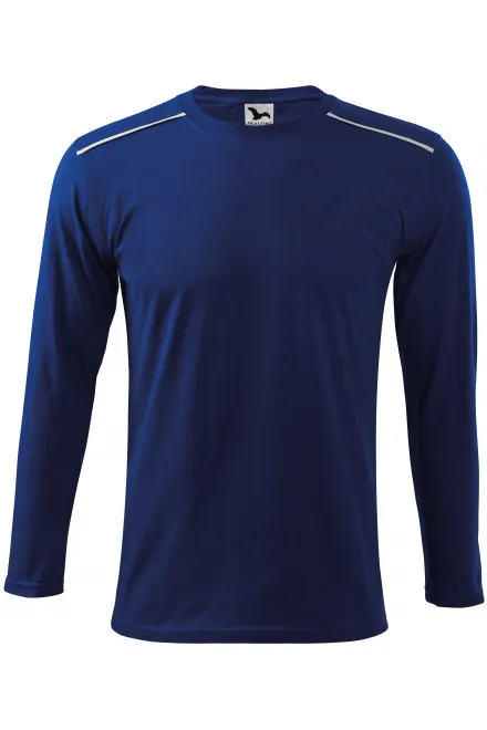 Majica z dolgimi rokavi - kraljevsko modra, 3XL