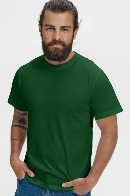 Klasična majica, steklenica zelena