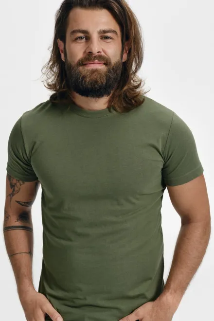 Moška modna majica, khaki