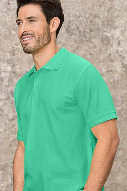 Moška ohlapna polo majica, mint