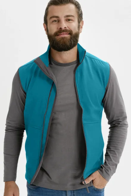 Moški telovnik, temno turkizna
