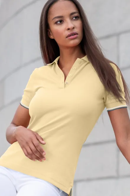 Ženska klasična polo majica, vanilija