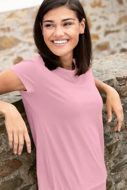 Ženska trendovska majica, roza