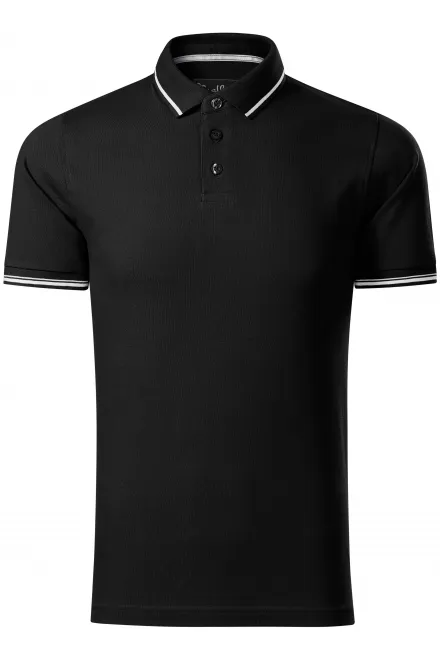 Moška kontra majica polo - črna, S