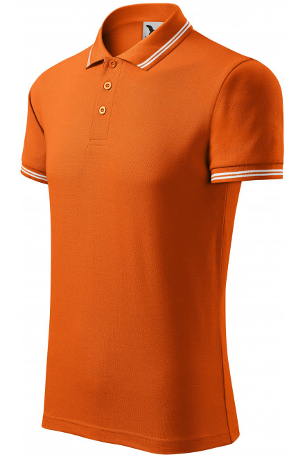 Moška kontra majica polo, oranžna