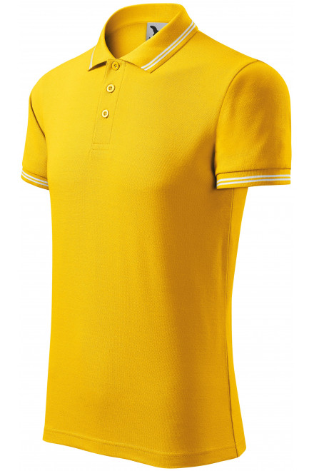 Moška kontra majica polo, rumena
