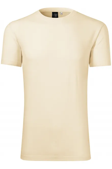 Moška majica iz merino volne - mandelj, L