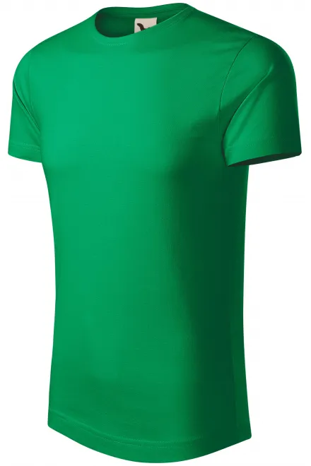 Moška majica iz organskega bombaža, travnato zelena