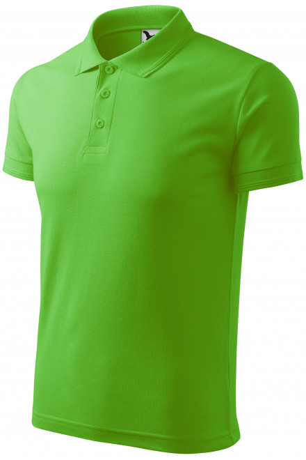 Moška ohlapna polo majica, jabolčno zelena