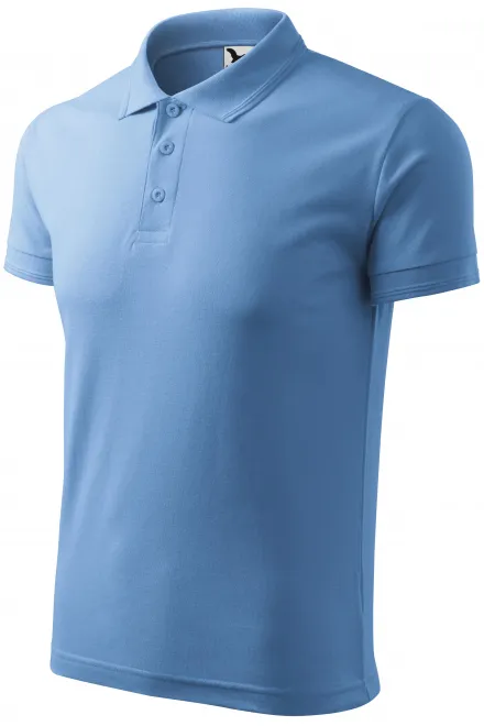 Moška ohlapna polo majica, modro nebo