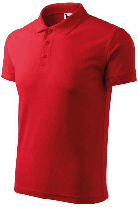 Moška ohlapna polo majica, rdeča