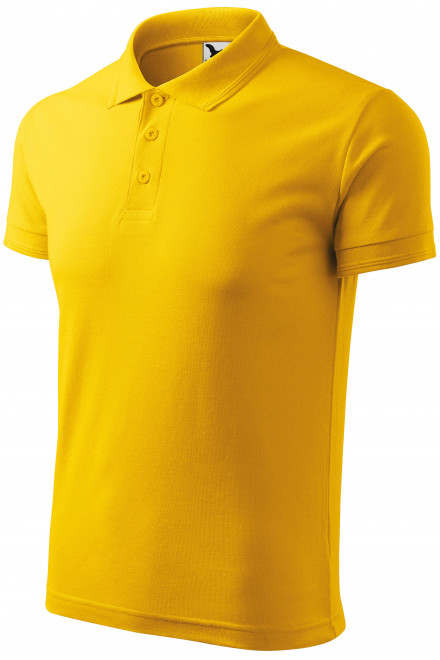 Moška ohlapna polo majica, rumena
