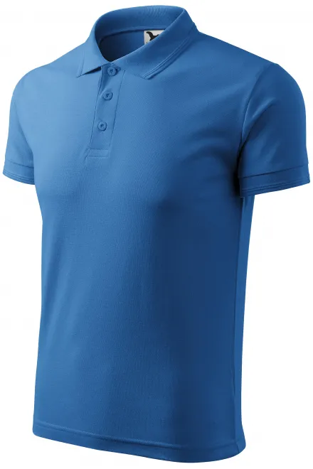 Moška ohlapna polo majica, svetlo modra