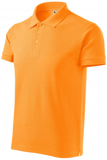 Moška polo majica v težki kategoriji, mandarina