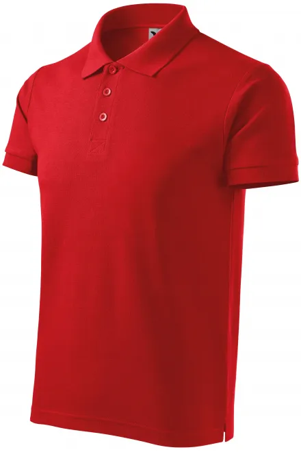 Moška polo majica v težki kategoriji, rdeča