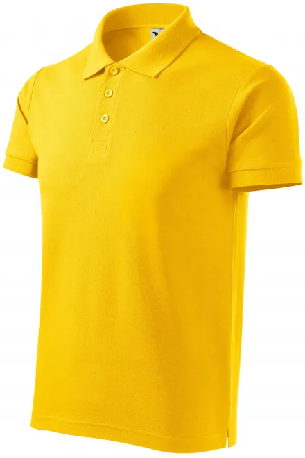 Moška polo majica v težki kategoriji, rumena