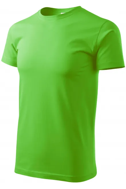 Moška preprosta majica, jabolčno zelena