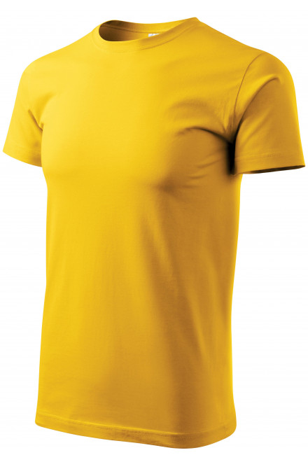 Moška preprosta majica, rumena