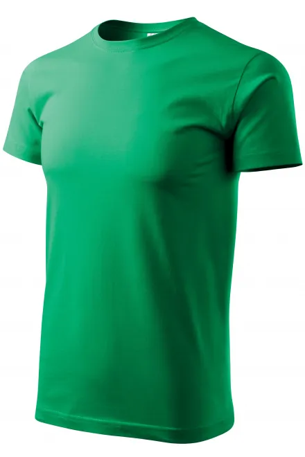 Moška preprosta majica, travnato zelena