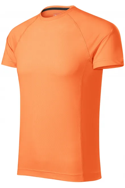 Moška športna majica, neonska mandarina