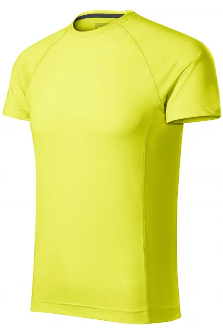 Moška športna majica, neonsko rumena
