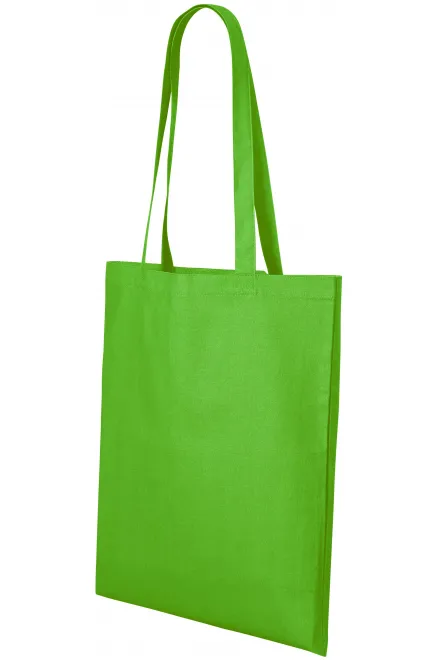 Nakupovalna torba iz bombaža, jabolčno zelena