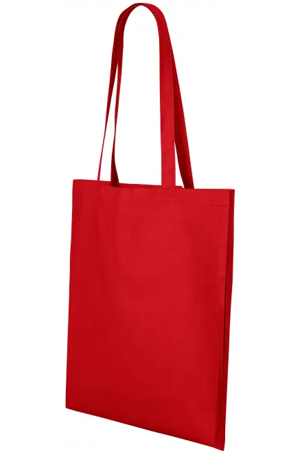 Nakupovalna torba iz bombaža, rdeča