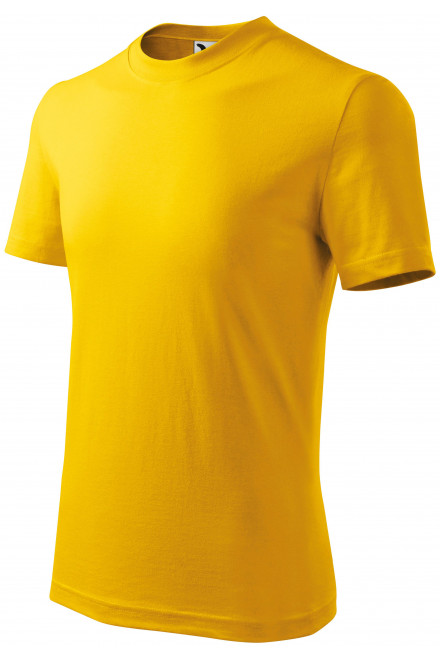 Otroška preprosta majica, rumena