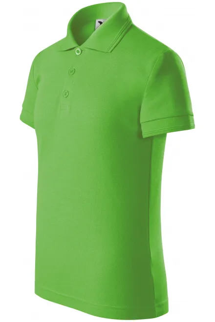 Polo majica za otroke, jabolčno zelena