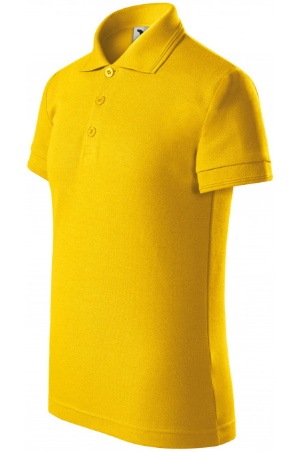 Polo majica za otroke, rumena