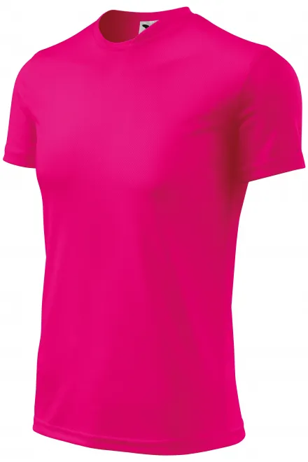 Športna majica za otroke, neonsko roza