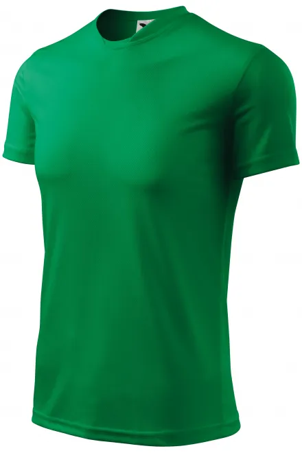 Športna majica za otroke, travnato zelena