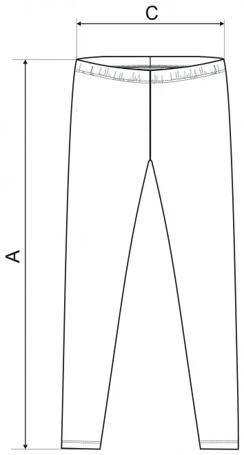 Ženske gamaše - tabela dimenzij