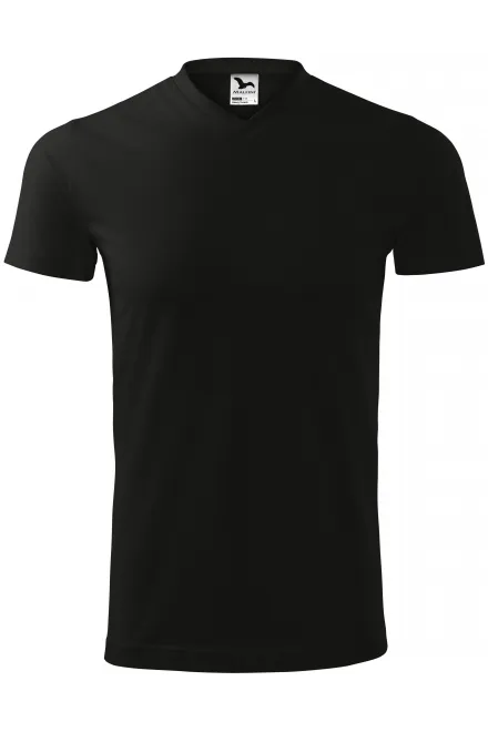 Težka majica s kratkimi rokavi - črna, XL