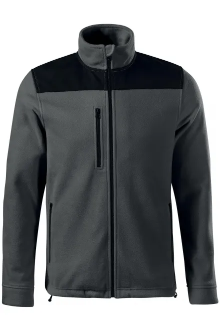 Topla jakna iz flisa unisex - jekleno siva, S