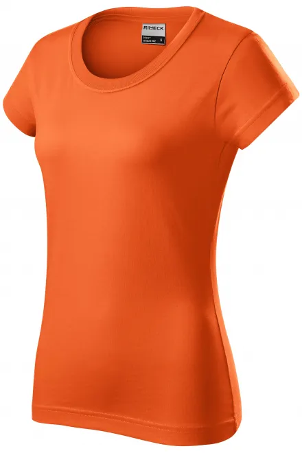 Trpežna ženska majica v težki kategoriji, oranžna
